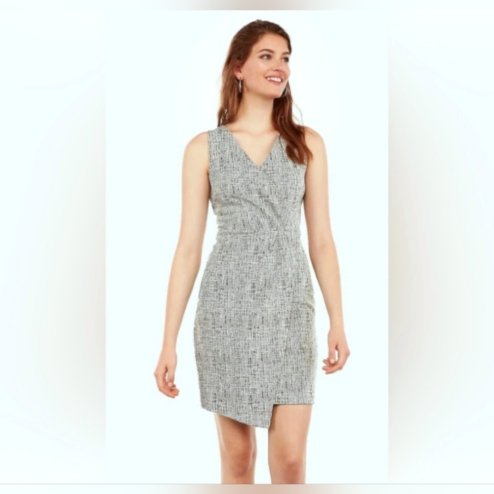 Express Tweed Wrap Dress